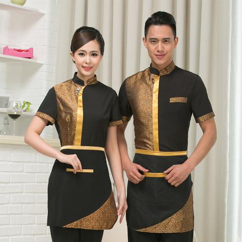 a231酒店工作服夏女蛋糕茶楼快餐火锅店饭店服务员西餐咖啡厅短袖